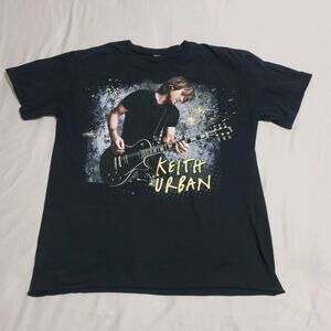 Keith Urban Summer Lovin’ 2010 Tour T-Shirt Black Sz M Country Music Concert Tee